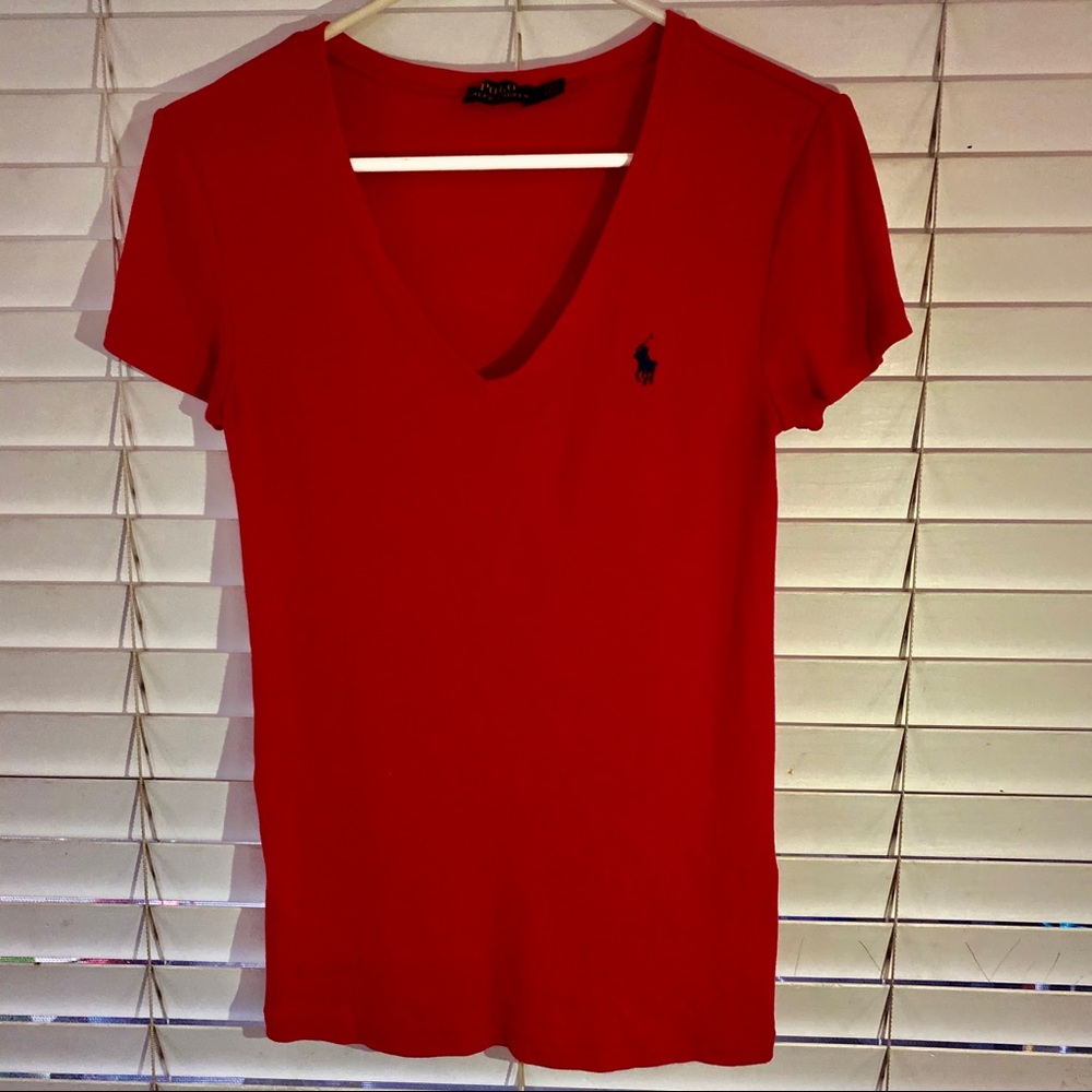 Red Ralph Lauren Polo T-Shirt